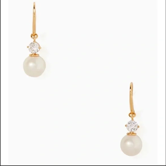 NEW Kate Spade pearls of wisdom drop earrings - Picture 2 of 5